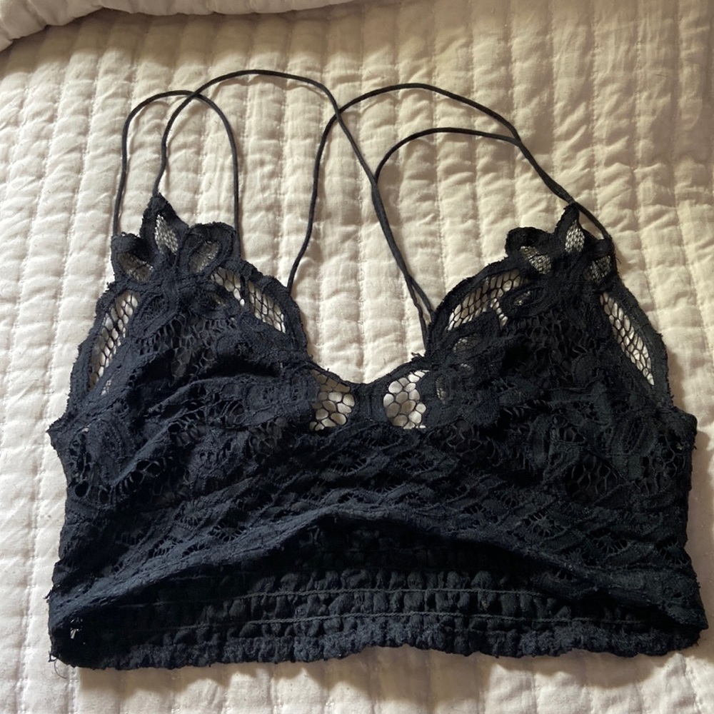 Free people black bralette